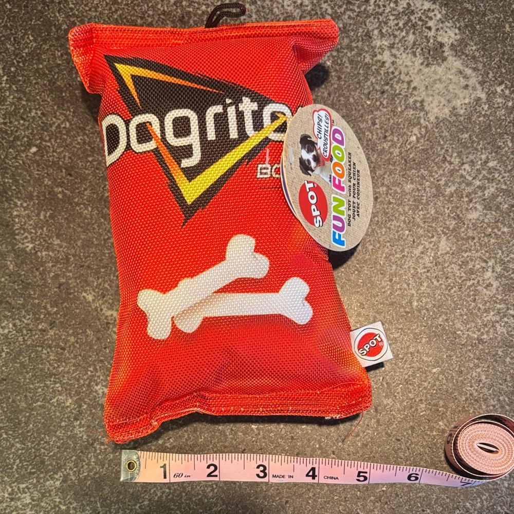 Dogritos Fun Food Dog Toy - Red